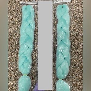 Pre-Stretched Braiding Hair - Aqua